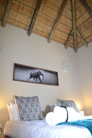 Rumah, 2 kamar tidur (Raptors Wildlife Escapes Lodge 2) | 1 kamar tidur, setrika/meja setrika, Wi-Fi gratis, dan seprai linen