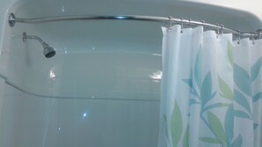 Senior Suite, 1 Queen Bed, Private Bathroom | Bathroom shower