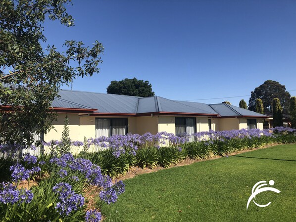 Façana frontal de l'allotjament
