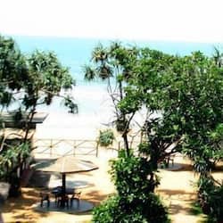 Private beach