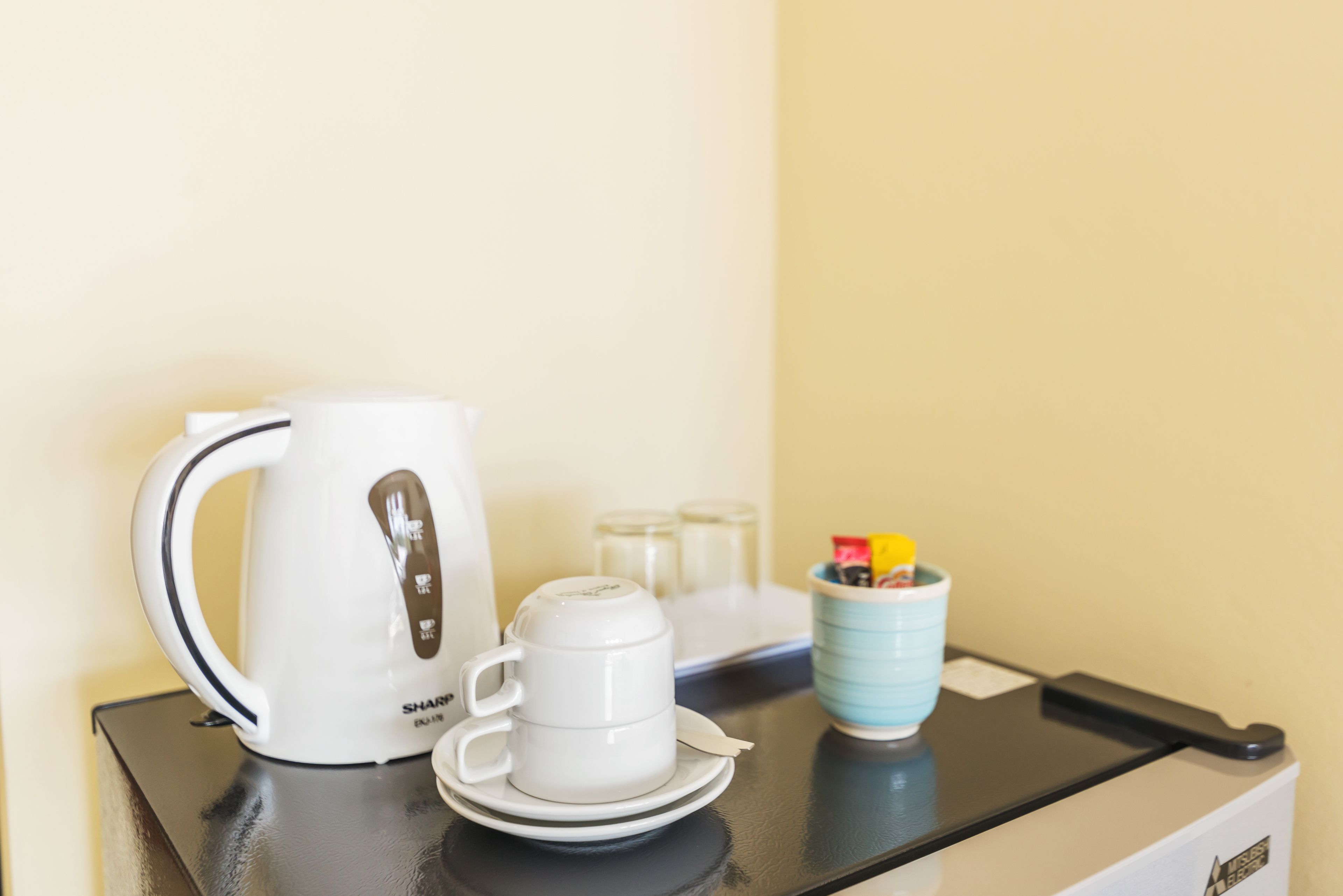 deluxe double room, 1 bedroom, city view | coffee and/or coffee maker