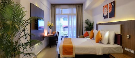 1 chambre, minibar, coffre-fort, bureau