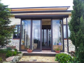 Entrada de la propiedad