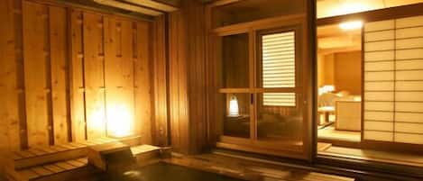 Japanese Western Room (OpenAirBath, Garden, Only for Adult) | Deep soaking bathtub