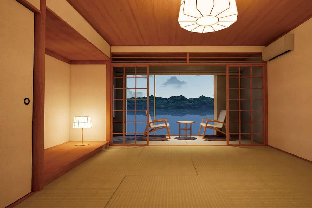 Standard Japanese Style Room with Bath, Non-Smoking | In-room safe, desk, free WiFi