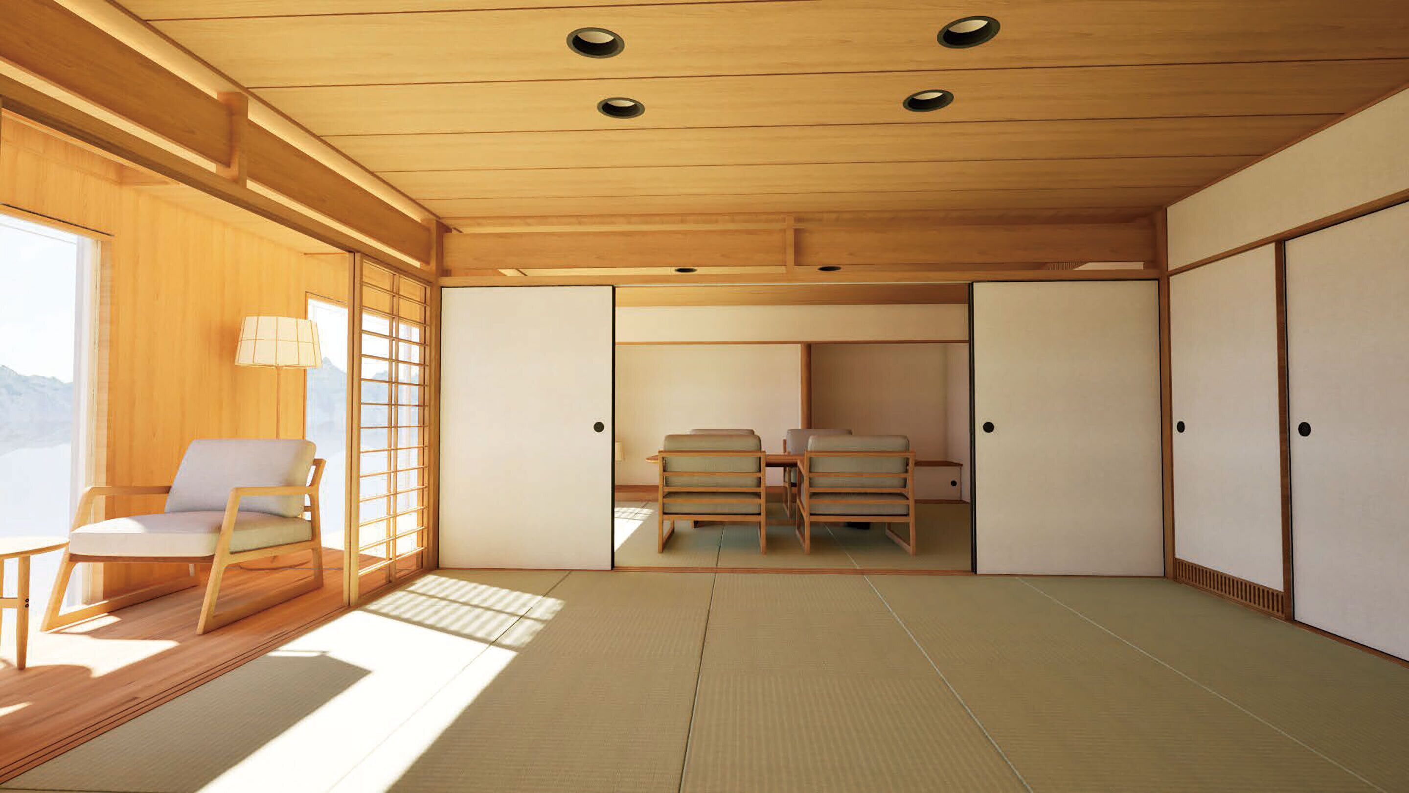 Standard Japanese Style 2-Room Room with Bath, Non-Smoking | In-room safe, desk, free WiFi