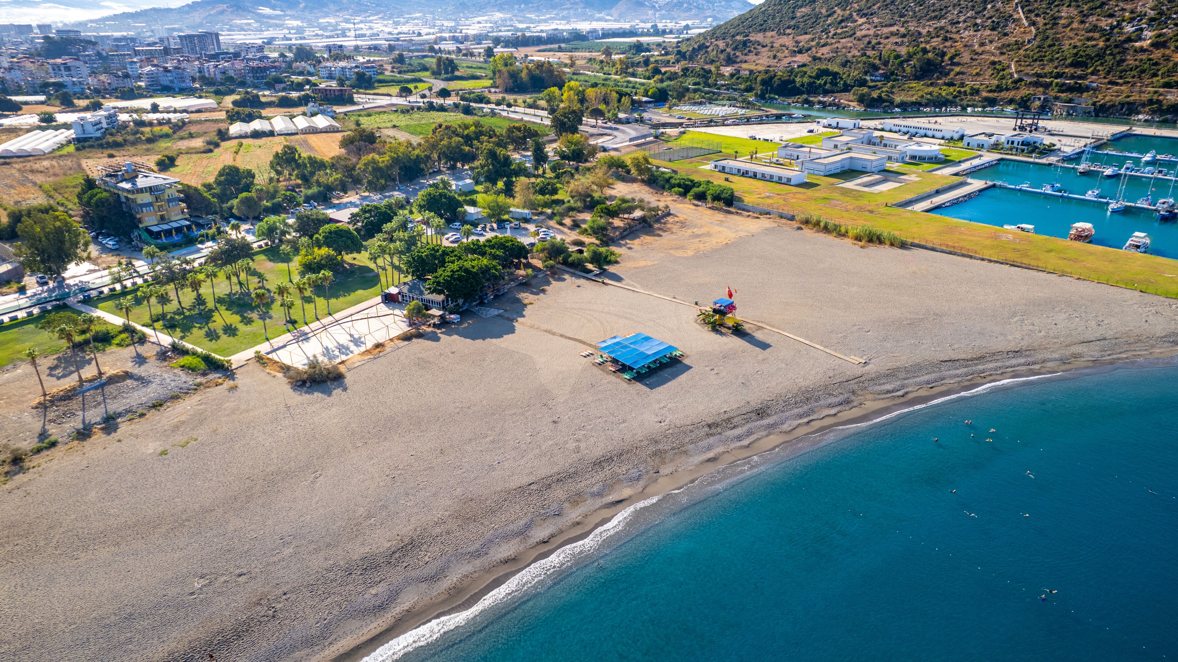 Private beach nearby, sun-loungers, beach umbrellas, beach volleyball