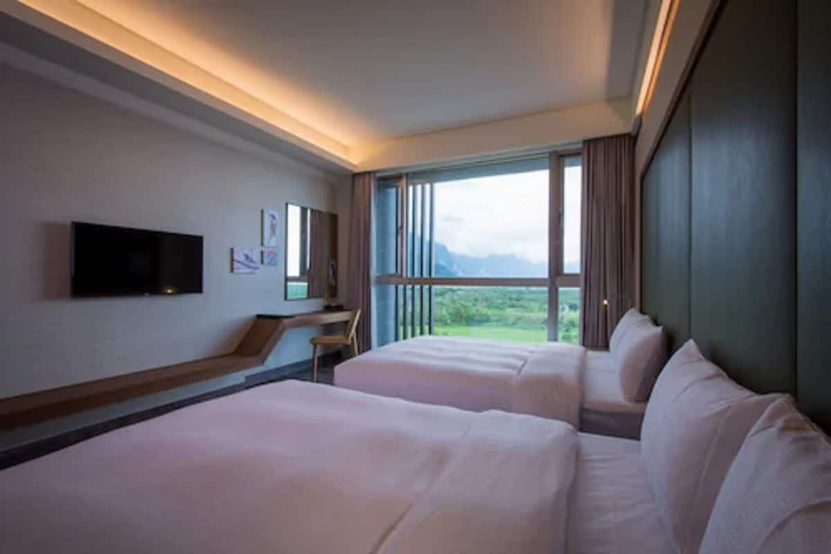 Familien-Vierbettzimmer | Hochwertige Bettwaren, Minibar, Schreibtisch, Verdunkelungsvorhänge