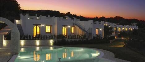 Front of property – evening/night