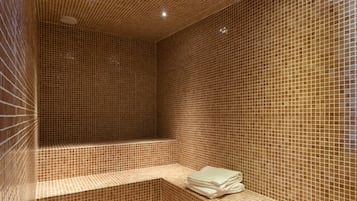 Tyrkisk bad/hammam, kropsbehandlinger, hot stone-massage
