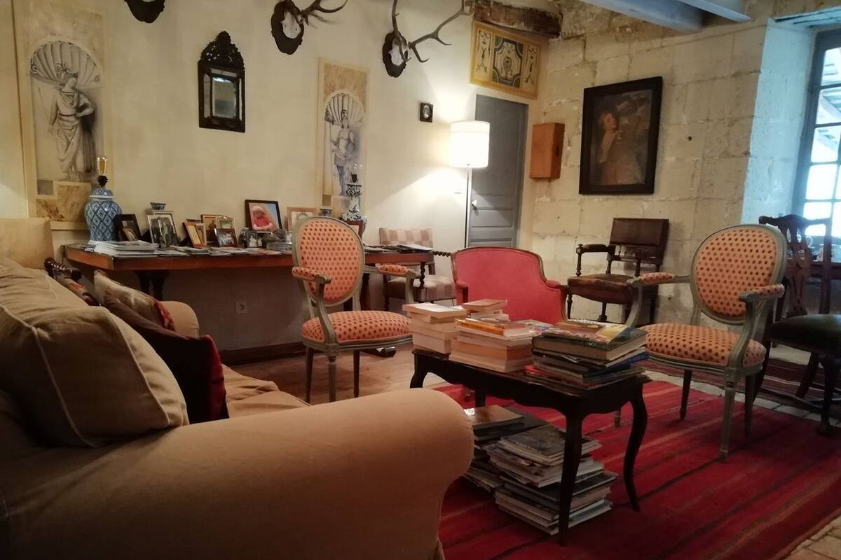 Suite Confort, baño privado, vistas al lago ((Sans Cuisine) cheminee) | Salón