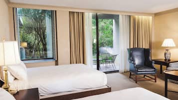 Premium bedding, pillow-top beds, in-room safe, desk