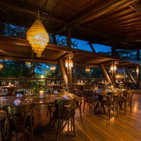 Breakfast, lunch and dinner served