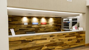 Mostrador para check-in y check-out
