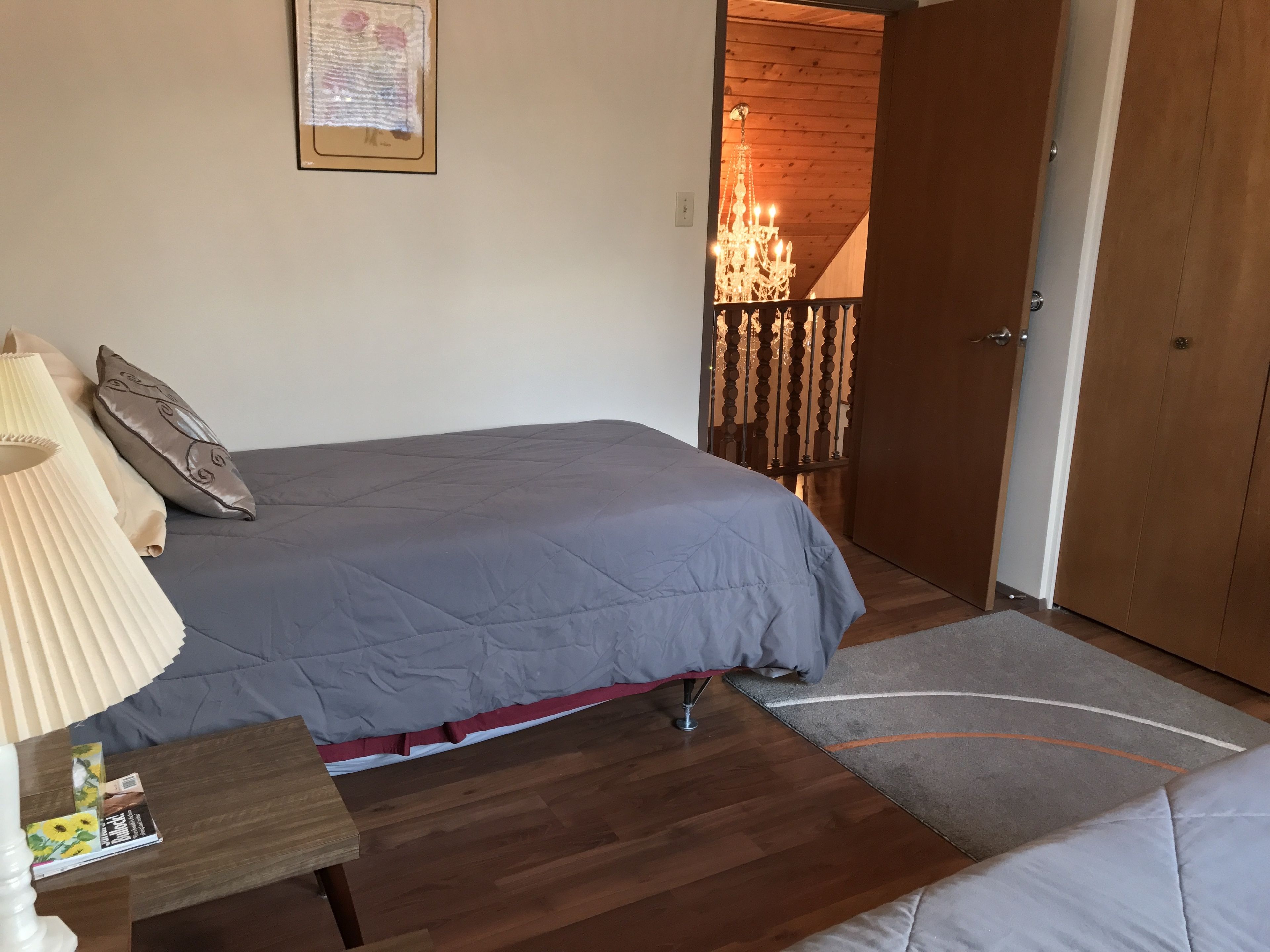 Premium bedding, desk, free WiFi, bed sheets