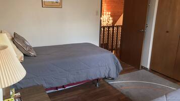 Premium bedding, desk, free WiFi, bed sheets