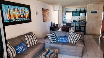 Televisión de pantalla plana de 32 pulgadas con canales por cable