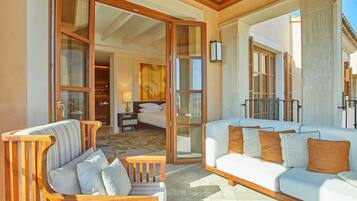 Luxe beddengoed, pillowtop-bedden, een gratis minibar