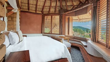 Habitación panorámica | Ropa de cama de alta calidad, edredón y camas con efecto memoria