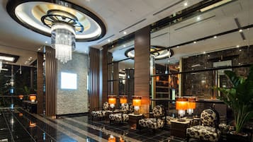 Sala de estar en el lobby
