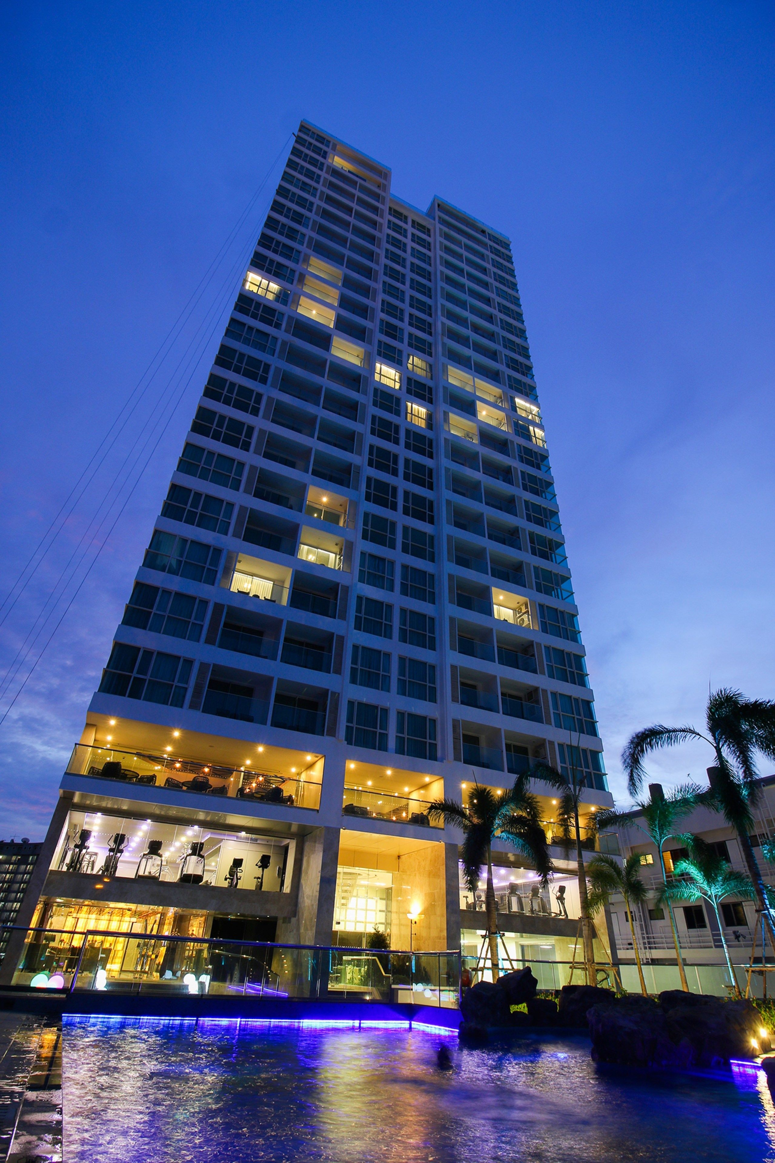 front of property – evening/night