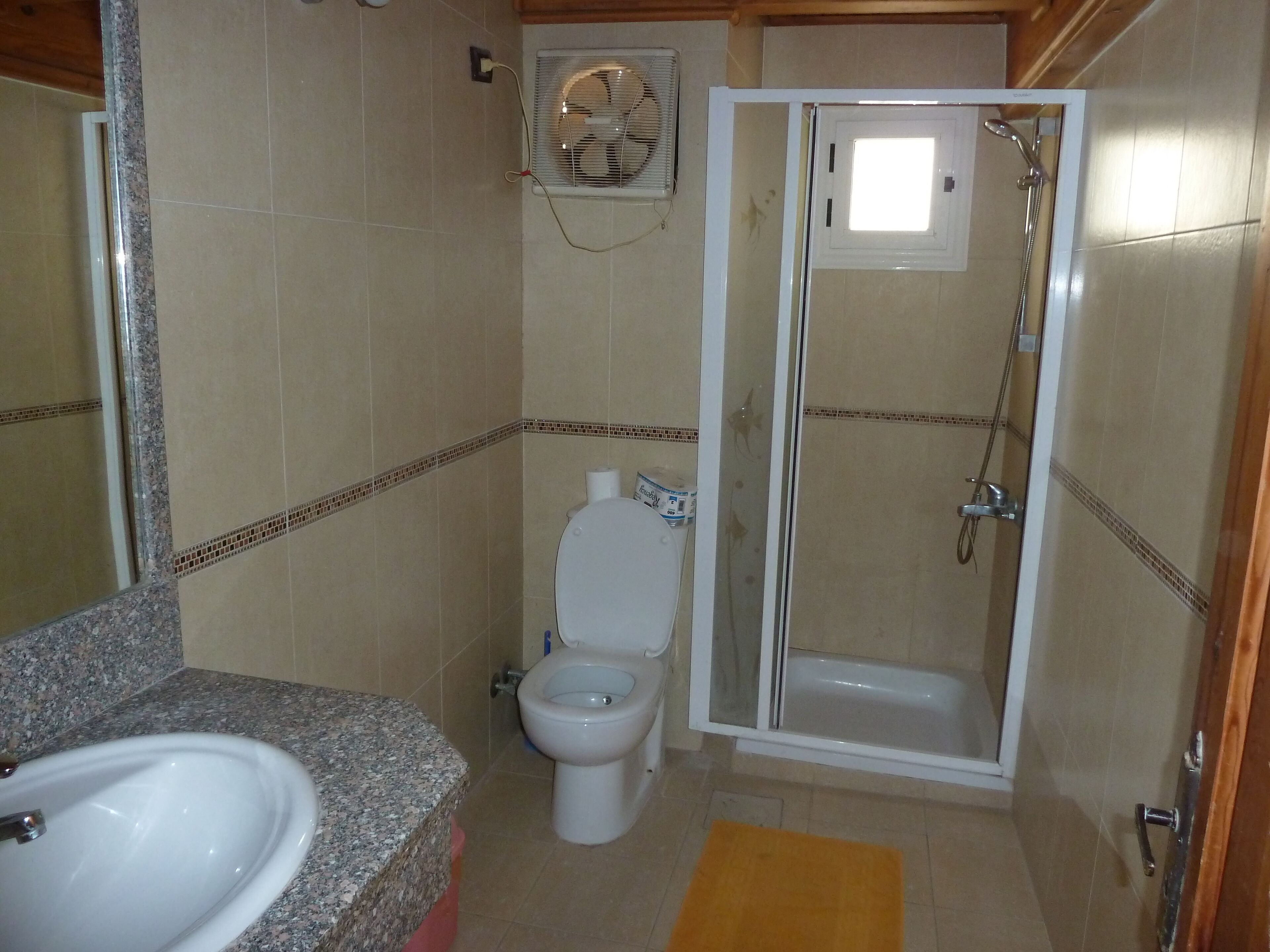 panoramic room, ocean view | bathroom | towels