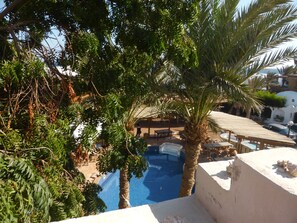 Dobbeltrom, delt bad, havutsikt (Fancy Backpacker) | Sengetøy