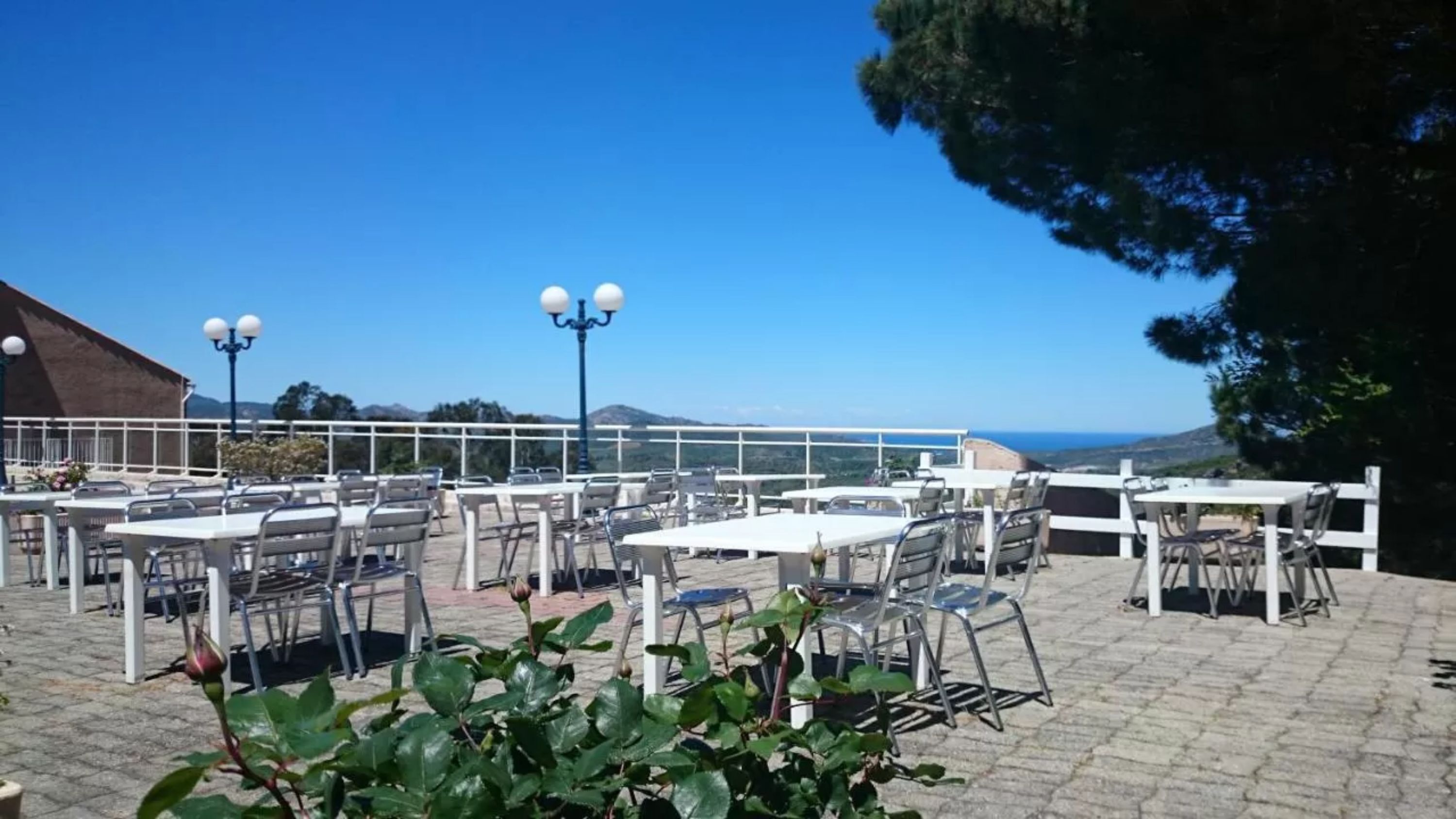 dinner served, mediterranean cuisine, pool views