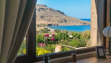 Suite Sea View | Biancheria da letto di alta qualità, una cassaforte in camera