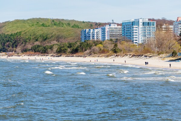 Vista spiaggia/mare