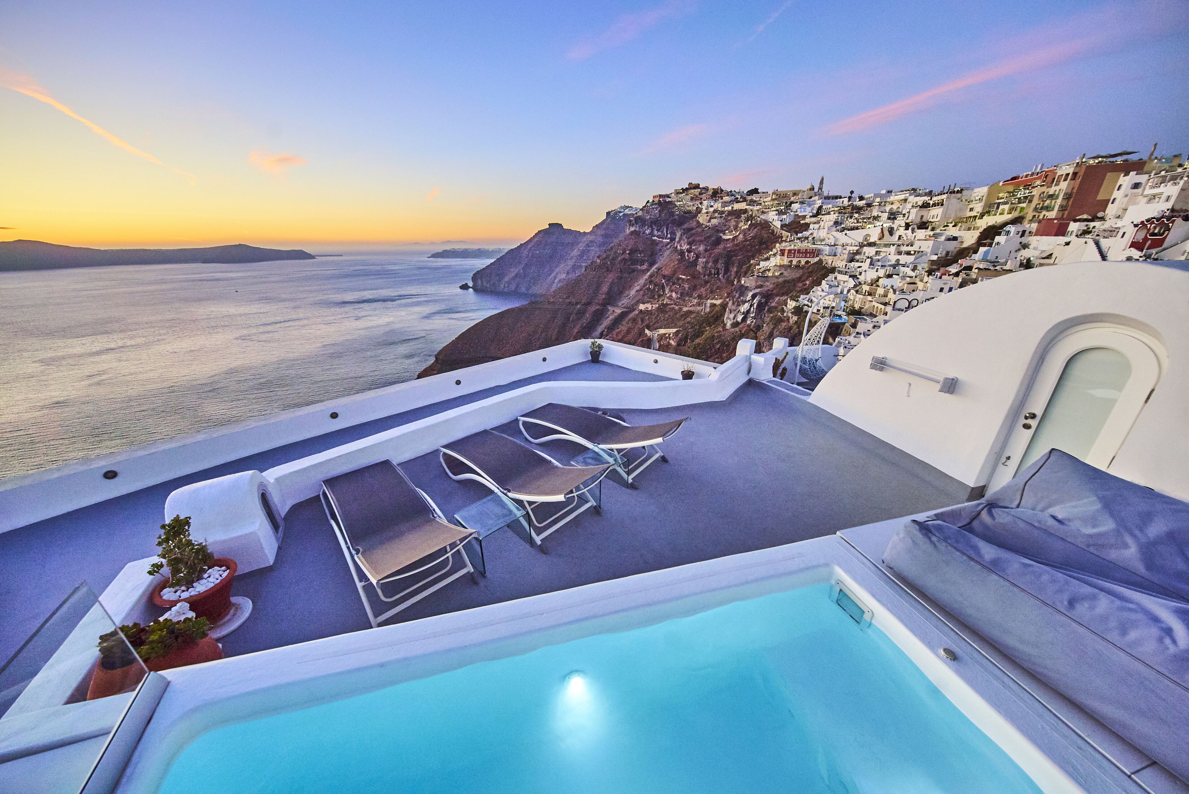 Executive Villa, 3 Bedrooms, Hot Tub, Sea View | Balcony view