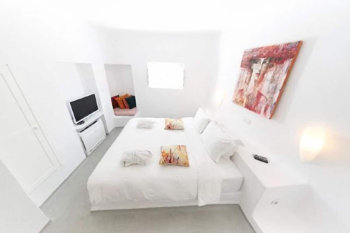 高級寝具、ピロートップベッド、ミニバー、セーフティボックス (室内)