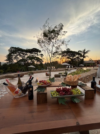 Jardín. Hotel Villa Rossa