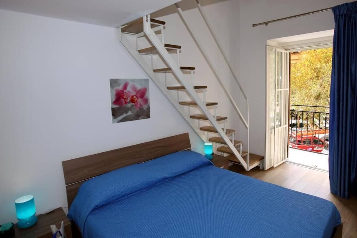 Classic-dobbeltværelse (Spinuzza) | 1 soveværelse, italienske lagner fra Frette, premium-sengetøj, dundyner