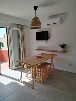 Apartment, 1 Queen Bed with Sofa bed | Living area | Flat-screen TV