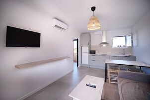 Superior Apartment, 1 Bedroom, Balcony | Private kitchen | Mini-fridge, microwave, stovetop, toaster