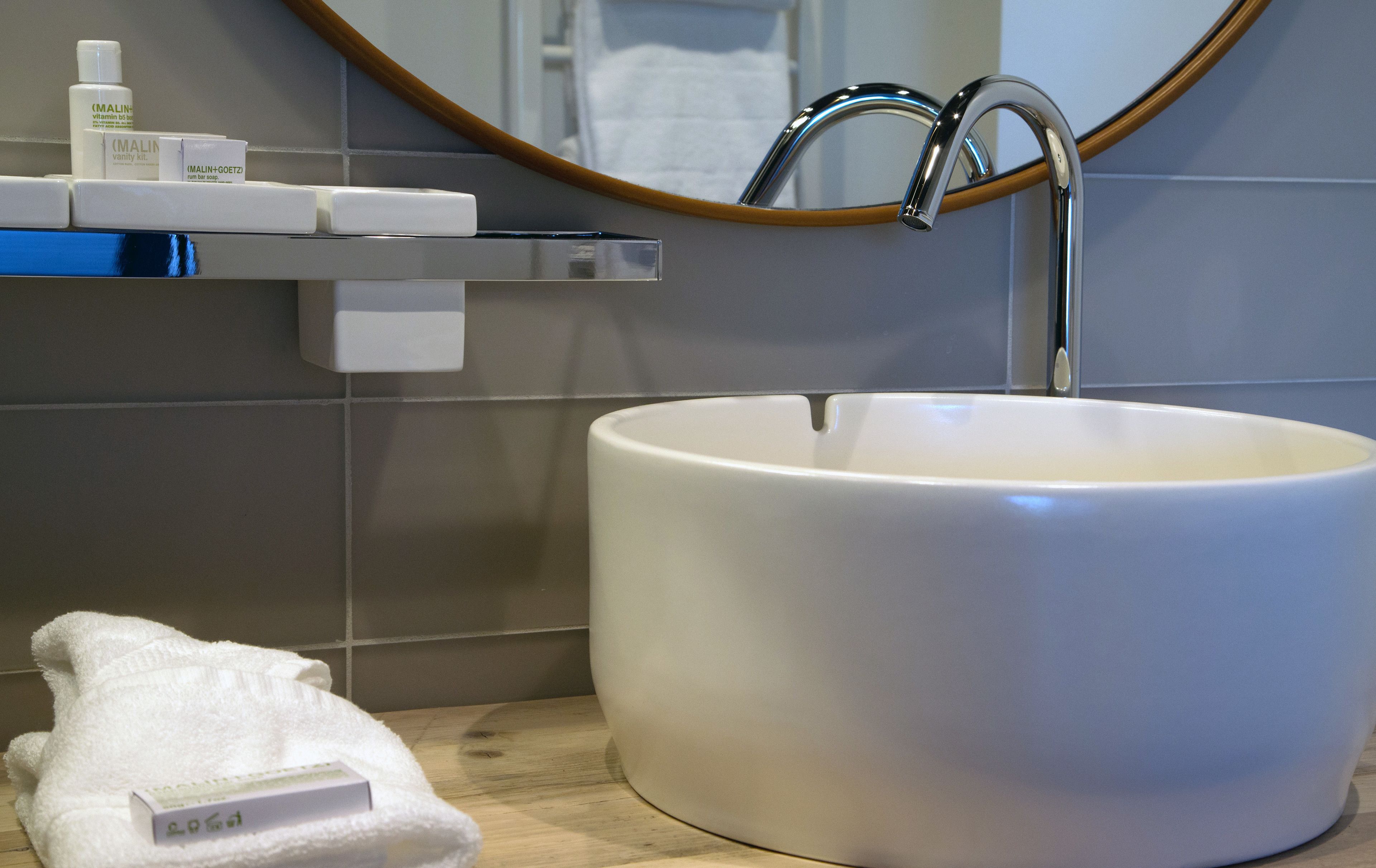 shower, rainfall showerhead, designer toiletries, hair dryer