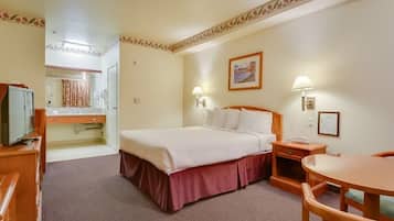 Desk, iron/ironing board, free WiFi, bed sheets
