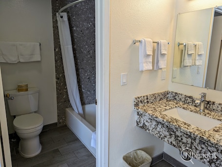 Double room with 2 King beds - Non Smoking | Bathroom | Combined shower/tub. Royal Inn