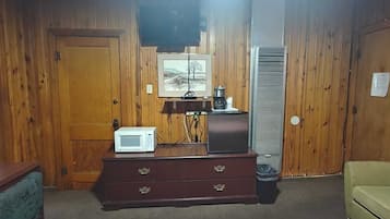 Minibar, desk, iron/ironing board, bed sheets