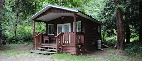 Cedar Cottage (No Pets) | Living area | 32-inch TV with cable channels