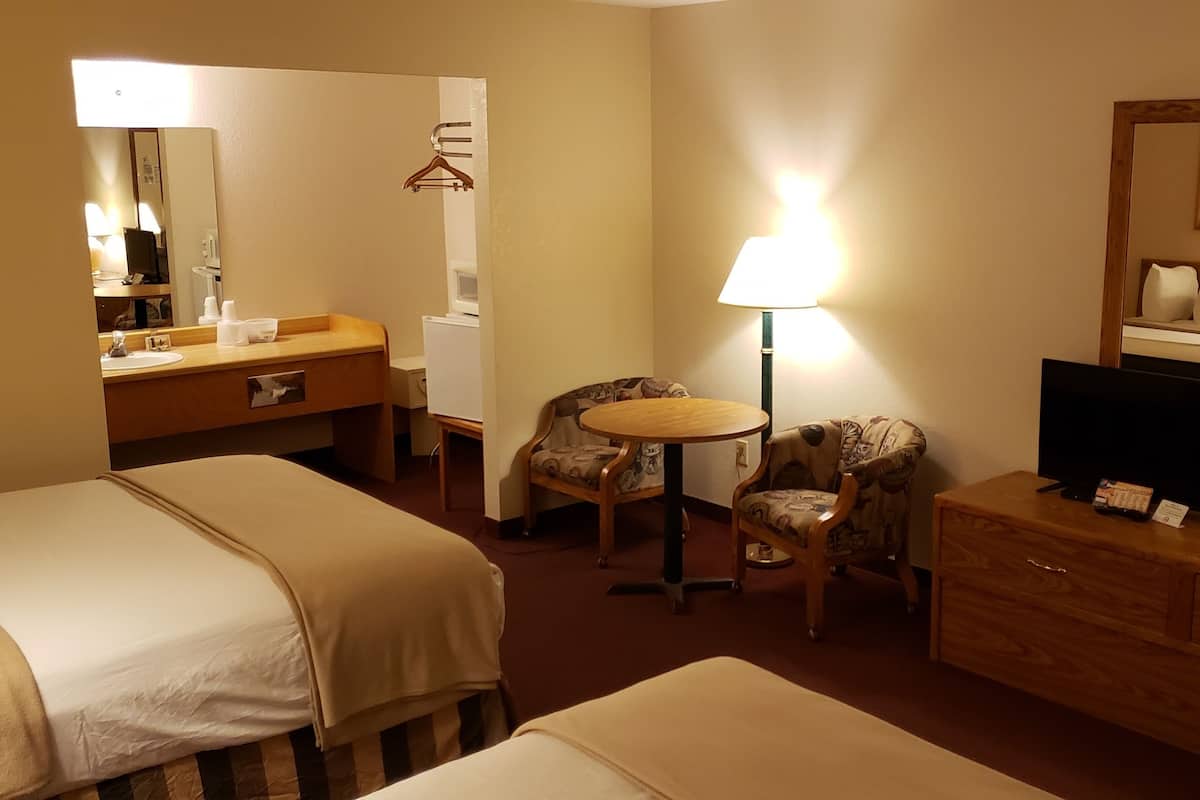 Standard Room, 2 Queen Beds | 1 bedroom, desk, rollaway beds, free WiFi