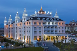 Front of property - evening/night