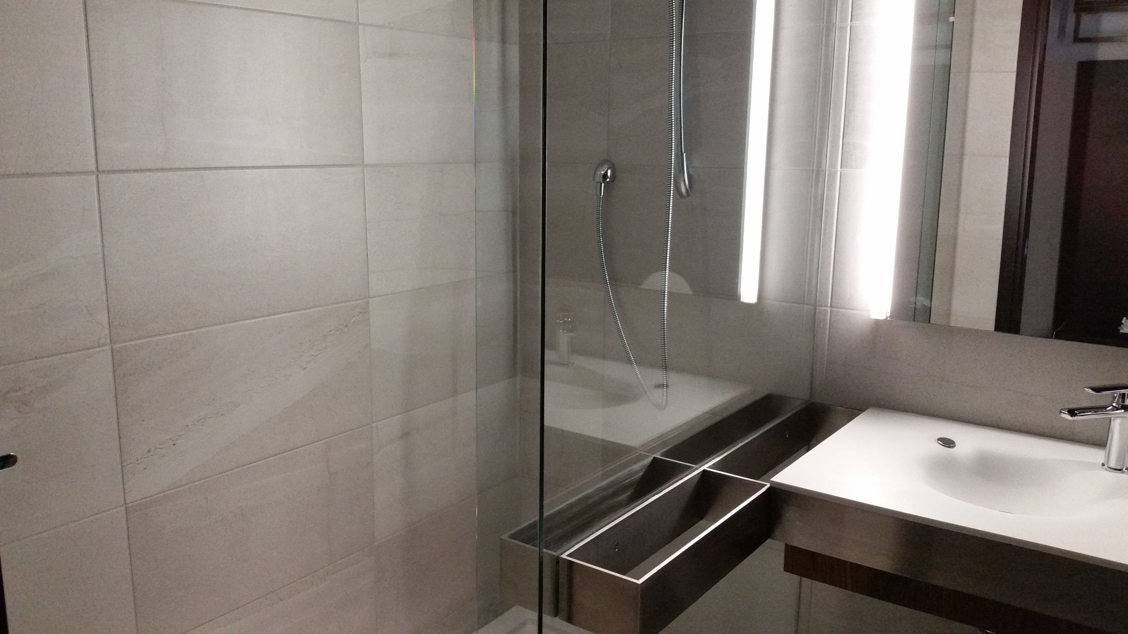 free toiletries, hair dryer, towels