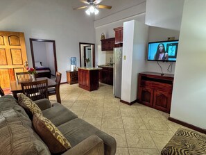 Deluxe Apartment, 2 Bedrooms, Non Smoking | Living area