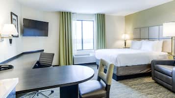 In-room safe, desk, laptop workspace, iron/ironing board