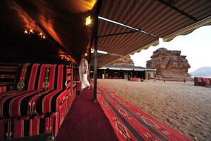 Lobby sitting area - Sun City Camp (Wadi Rum)