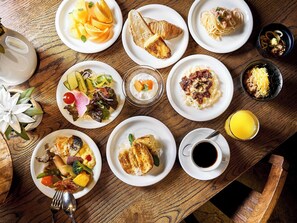 Dagelijks ontbijtbuffet (JPY 1900 per persoon)