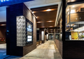 Entrée de l’hébergement