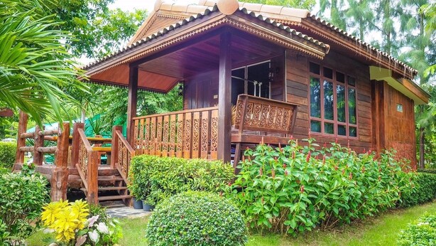 Wooden House | Skrivebord, blendingsgardiner og ekstrasenger (mot et tillegg)